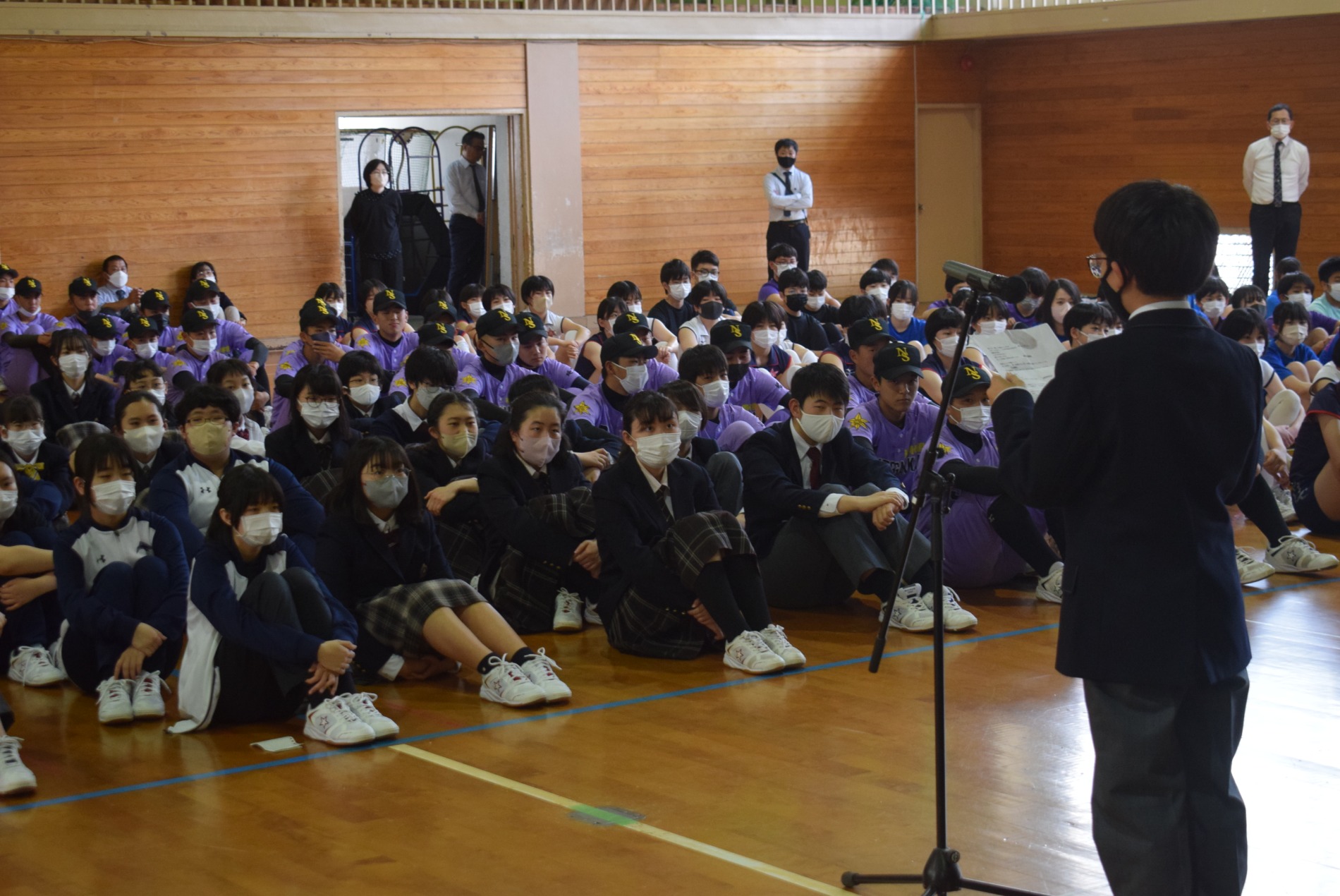 対面式・部活動紹介 尚学館中学校・高等部