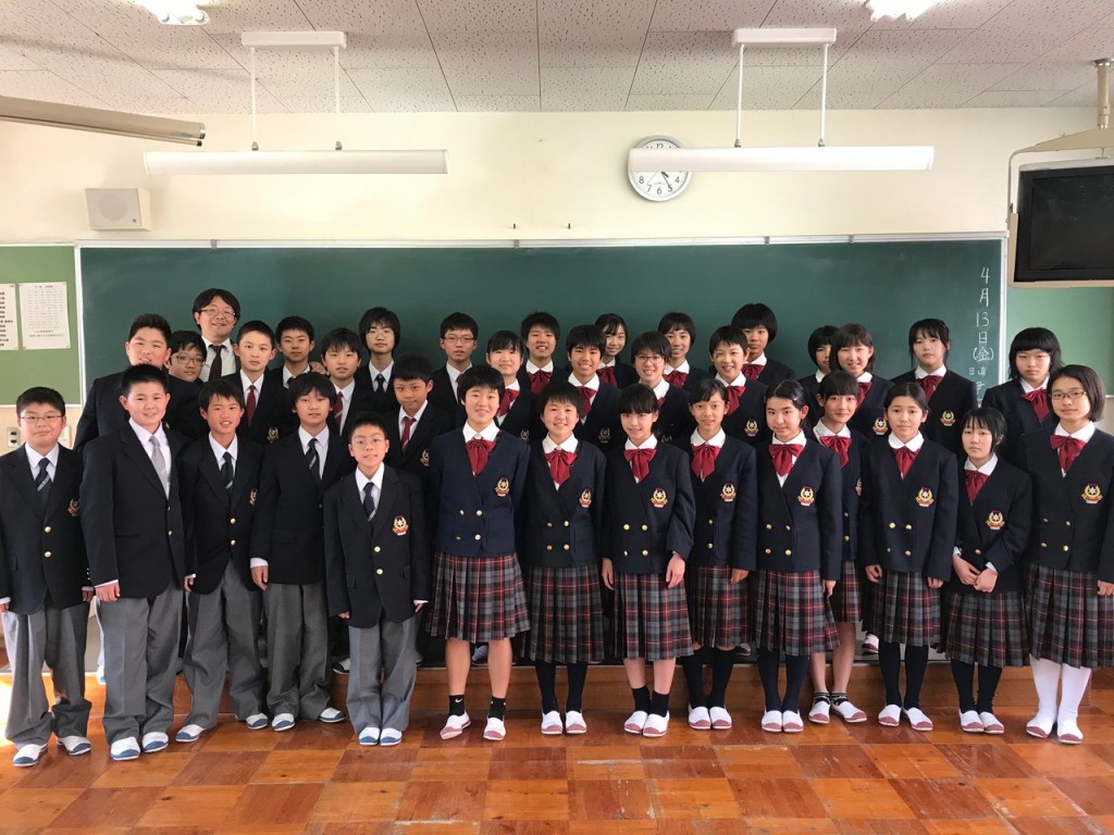 学校集合写真 